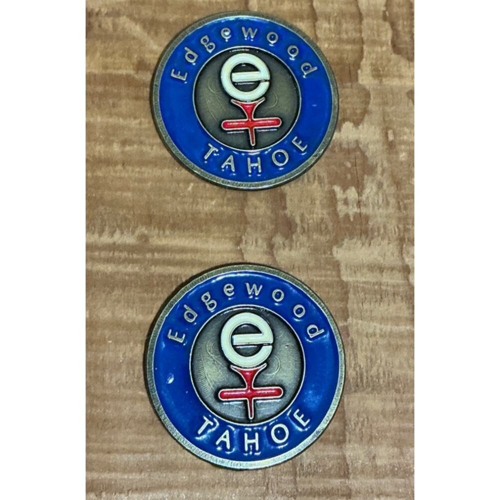 Edgewood Tahoe Golf Course CC Nevada Golf Ball Marker Vintage